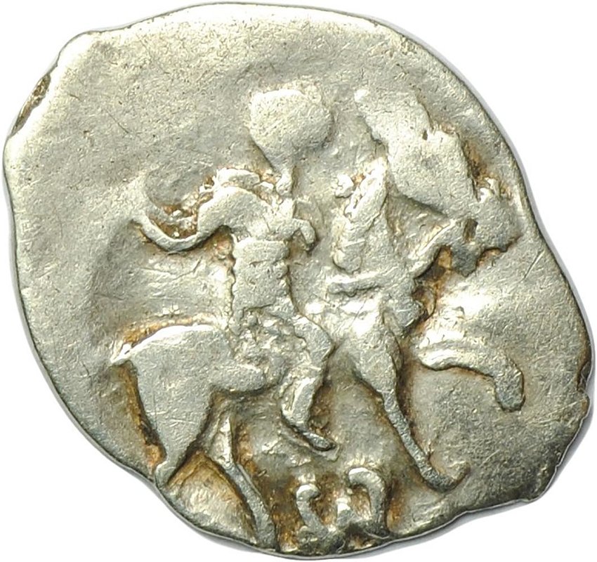 Монета Денга Иван IV Грозный W Тверь