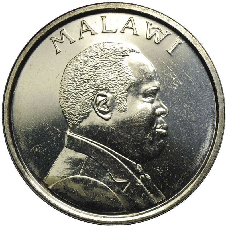 Монета 20 тамбола 1996 Малави