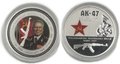 Набор 2 доллара 2007 Автомат Калашникова АК-47 PROOF Острова Кука 2 монеты