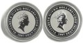 Набор 2 доллара 2007 Автомат Калашникова АК-47 PROOF Острова Кука 2 монеты