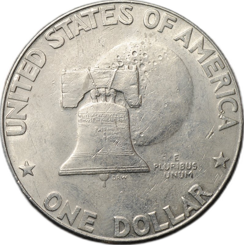Монета 1 доллар 1976 D 200 лет Независимости США