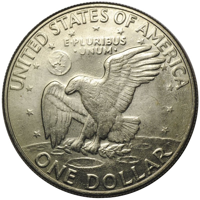 Монета 1 доллар 1972 Эйзенхауэр США