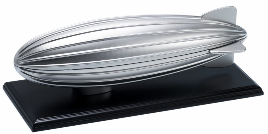 Набор 2 доллара 2009 Знаменитые дирижабли: СССР В-6 Осоавиахим, R34, USS Akron, LZ 129 Гинденбург Фиджи 4 монеты