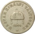 Монета 20 филлеров 1894 Венгрия