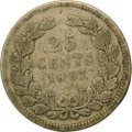 Монета 25 центов 1897 Нидерланды