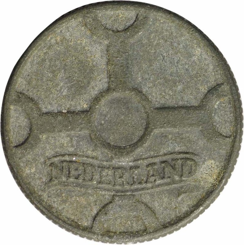 Монета 1 цент 1942 Нидерланды