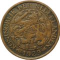 Монета 1 цент 1929 Нидерланды