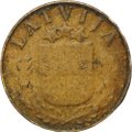 Монета 1 сантим 1937 Латвия