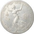 Монета 5 крон 1908 60 лет правлению Австро-Венгрия