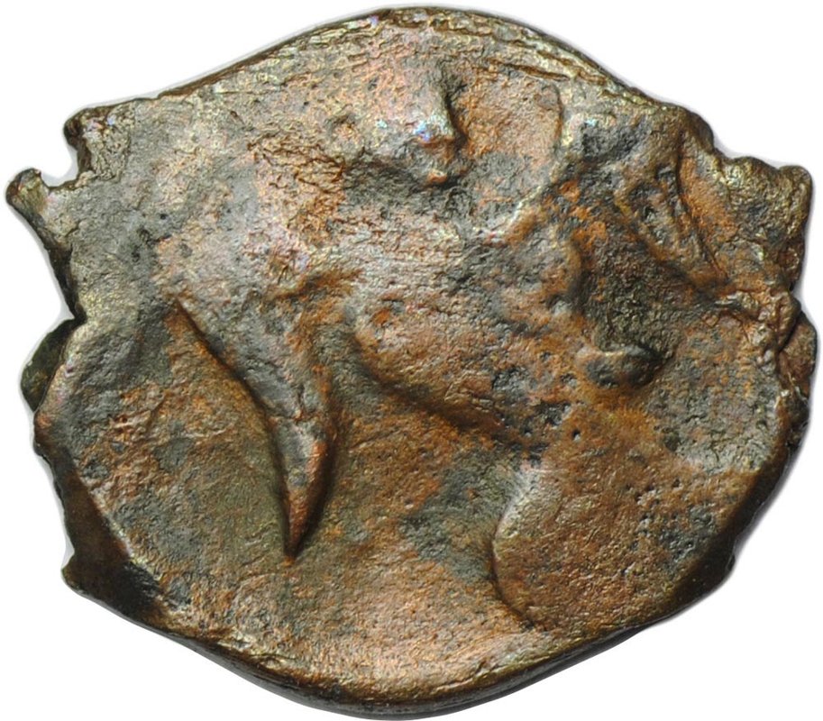 Монета Пуло Иван IV Грозный 1533-1584 годов Сирена Москва
