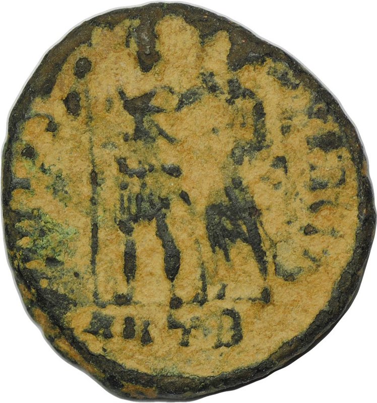 Монета Нуммий 364-378 годов Валент Римская Империя