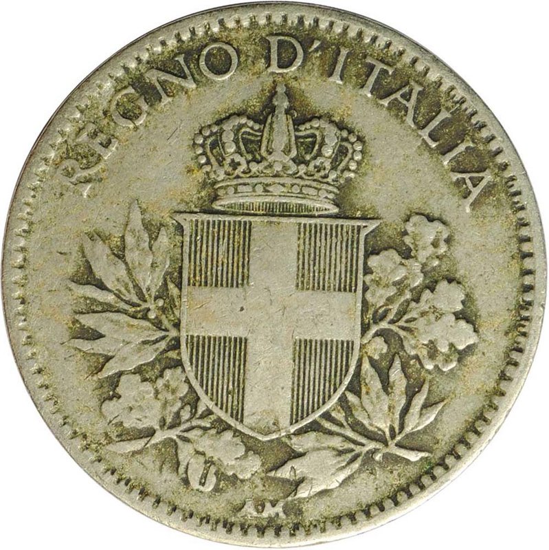 Монета 20 центов 1918 Италия