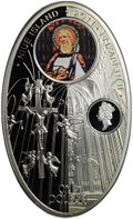 Монета 1 доллар 2011 Собор Святого Креста и Святой Евлалии Барселона Остров Ниуэ