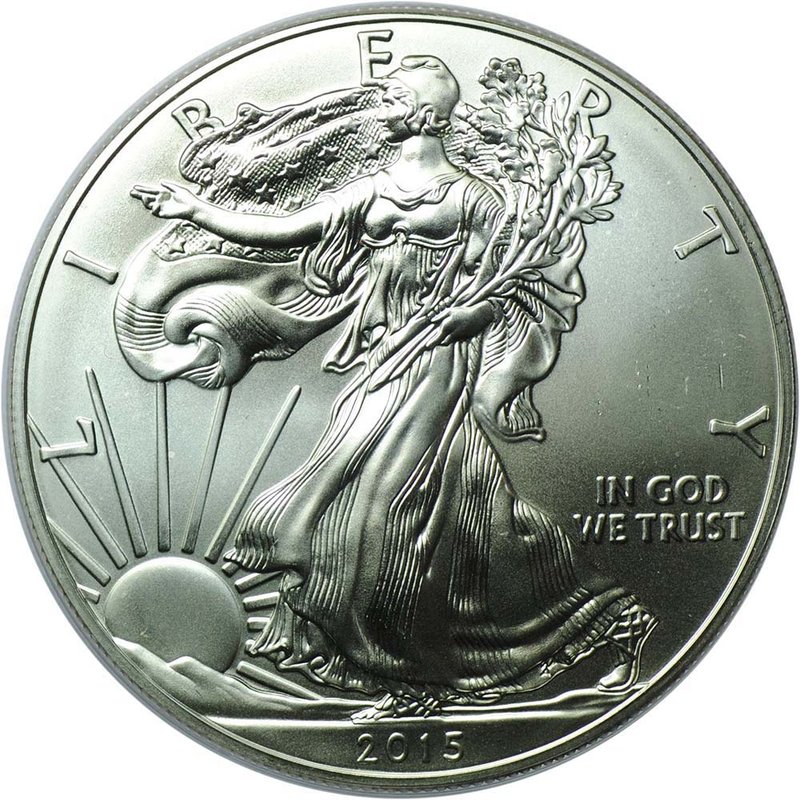 Монета 1 доллар 2015 Шагающая свобода США