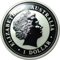 Монета 1 доллар 2006 Год Собаки Лунар цветная Австралия
