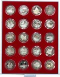 Набор 3 рубля 1991-1995 50 лет великой Победы 1941-1945 20 монет PROOF