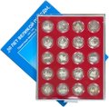 Набор 3 рубля 1991-1995 50 лет великой Победы 1941-1945 20 монет PROOF
