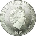 Монета 2 доллара 2020 Дерево Жизни Ниуэ