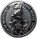 Монета 5 фунтов 2019 Звери Королевы - Йель Бофорта Великобритания