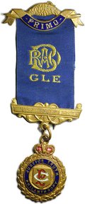 Масонская медаль Ордена Буйволов 1946 Primo Harmonic Lodge