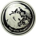 Монета 50 центов 2012 Лунный календарь - Год Дракона PROOF Австралия