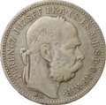 Монета 1 крона 1893 Австро-Венгрия