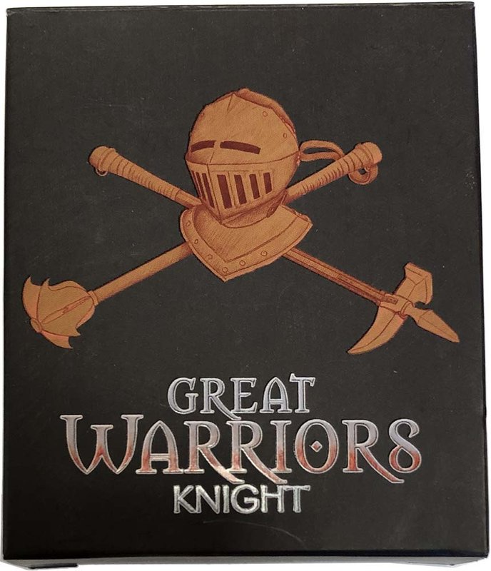 Монета 1 доллар 2010 Великие воины - Рыцарь Тувалу