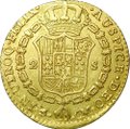 Монета 2 эскудо 1787 Испания