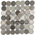Инвестиционный лот cеребряные 1 рубль Николая 2 1896, 1897, 1898, 1899 - 50 монет серебро