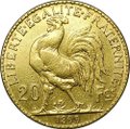 Монета 20 франков 1899 Франция