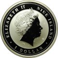 Монета 1 доллар 2008 Год Крысы - Успех Ниуэ