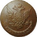 Монета 5 копеек 1766 ММ слаб ННР XF 45