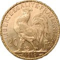 Монета 20 франков 1910 Франция