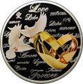 Монета 2 доллара 2011 Любовь Навсегда Love Forever Ниуэ