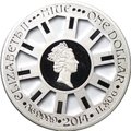 Монета 1 доллар 2014 Колесо фортуны Ниуэ