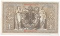 Банкнота 1000 марок 1910 красная печать Германия Германская Империя