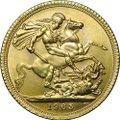 Монета 1 соверен (фунт) 1965 Великобритания