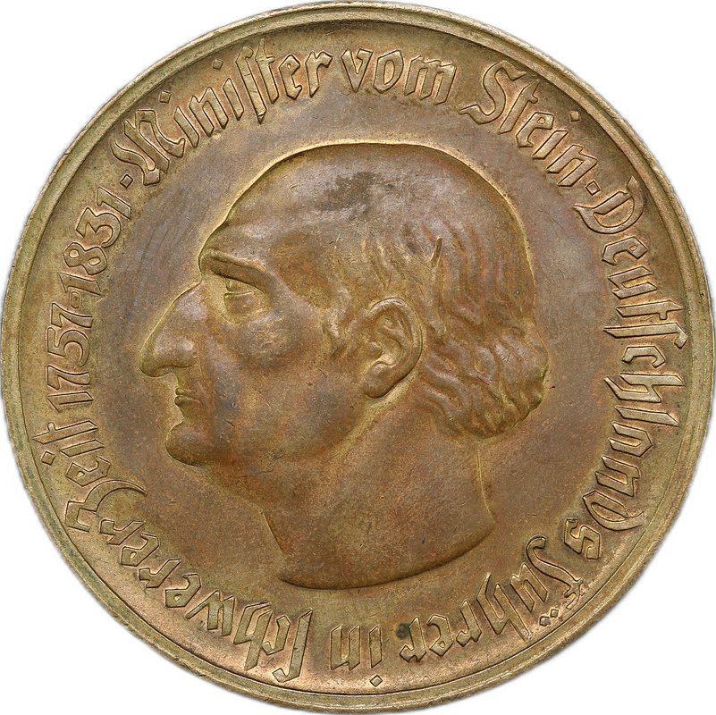 Монета 10000 марок 1923 Нотгельд Вестфалия Германия