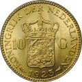 Монета 10 гульденов 1925 Нидерланды