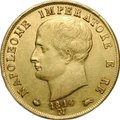 Монета 40 лир 1814 M Италия