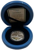 Монета 1 доллар 2008 Сочи Морской порт Ниуэ