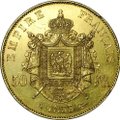 Монета 50 франков 1855 А Франция