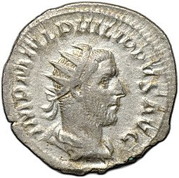 фото для Монета Антониниан 244-247 Филипп I Араб Аннона Римская Империя Аверс