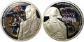 Набор 1 доллар 2010 Михаил Кутузов и Наполеон Бонапарт Великие полководцы Ниуэ 2 монеты