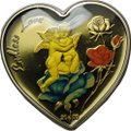 Монета 5 франков 2005 Бесконечная любовь Конго
