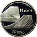 Монета 10 евро 2009 Конкорд 40 лет полета Франция