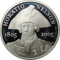 Монета 5 фунтов 2005 Горацио Нельсон Великобритания
