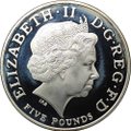 Монета 5 фунтов 2005 Горацио Нельсон Великобритания