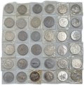 Полный набор (комплект) 1, 3, 5 рублей 1992-1995 Молодая Россия 36 монет PROOF / АЦ в запайках