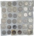 Полный набор (комплект) 1, 3, 5 рублей 1992-1995 Молодая Россия 36 монет PROOF / АЦ в запайках